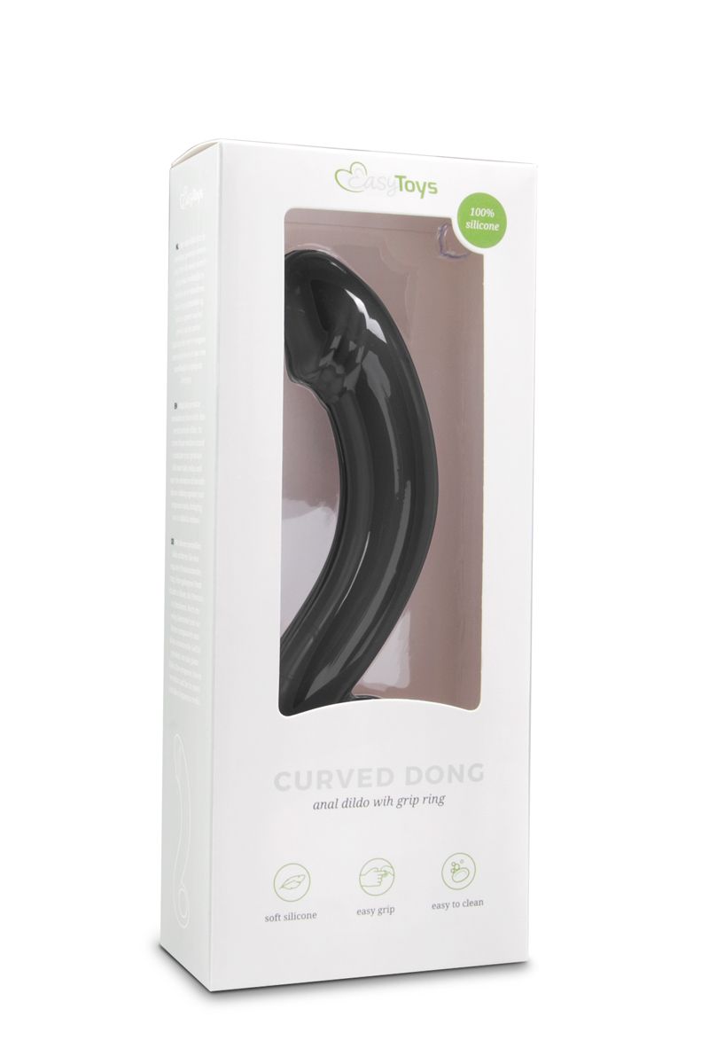 Anal Prostata-Dildo aus Silikon – Schwarz