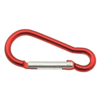 Karabinerhaken 6x60mm Rot