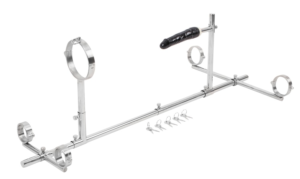 Bodenpranger - mit Dildo und Halter