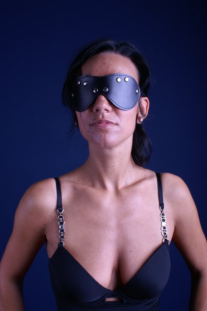 MASKE - Leder Augenbinde